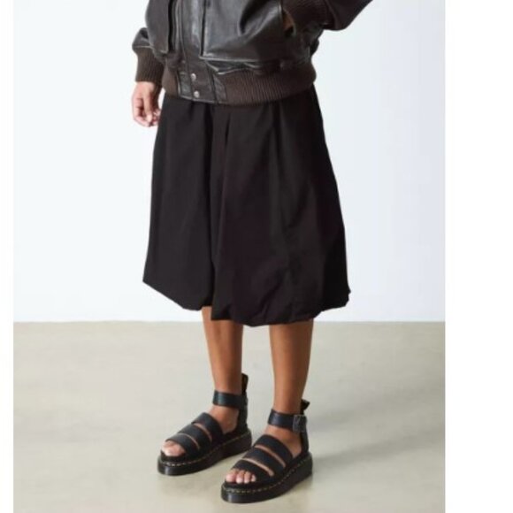 Dr. Martens Clarissa II 8 Lug Soled Chunky Leather Platform Sandals in Black - Picture 1 of 5